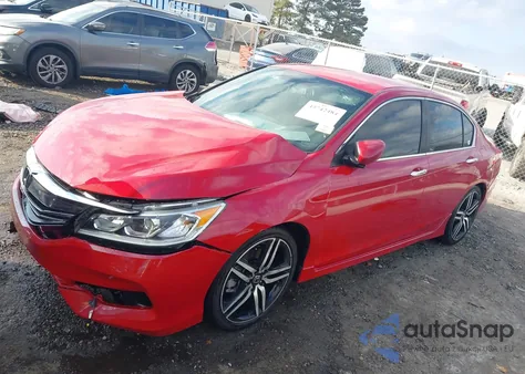 2016 Honda Accord Sport from USA, damaged, VIN 1HGCR2F57GA064639
